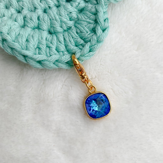 Bermuda Blue Crochet Knit Stitch Marker | JAN 2024