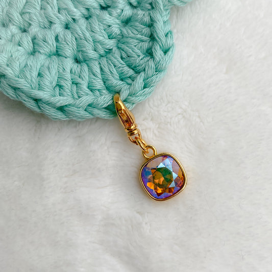 Amber Twilight Crochet Knit Stitch Marker | JAN 2024