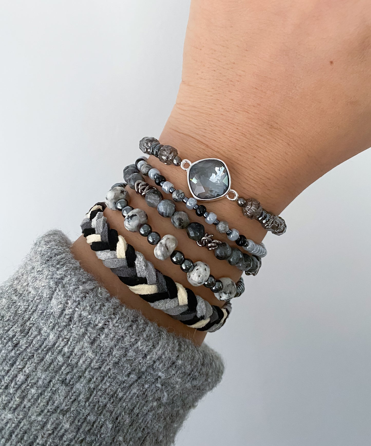 Sweater Weather Seed Bead & Storm Wrap | Your Choice of Style and Hardware