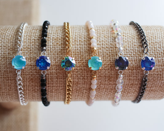 Blues Candy Crystal Bracelets
