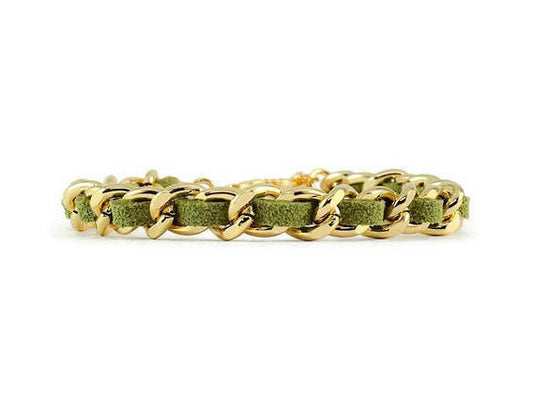 Wrap Bracelet in Olive