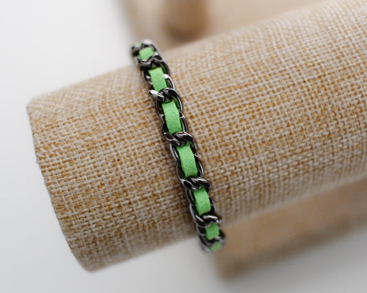 Lime Wrap Bracelet - lime bracelet