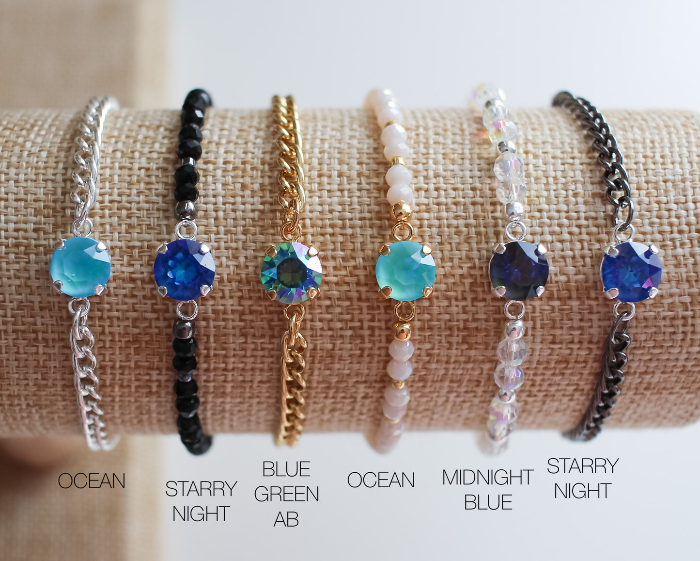 Blues Candy Crystal Bracelets
