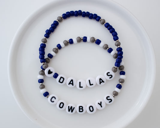 Dallas Cowboys | Game Day Bracelet | Football Bracelet