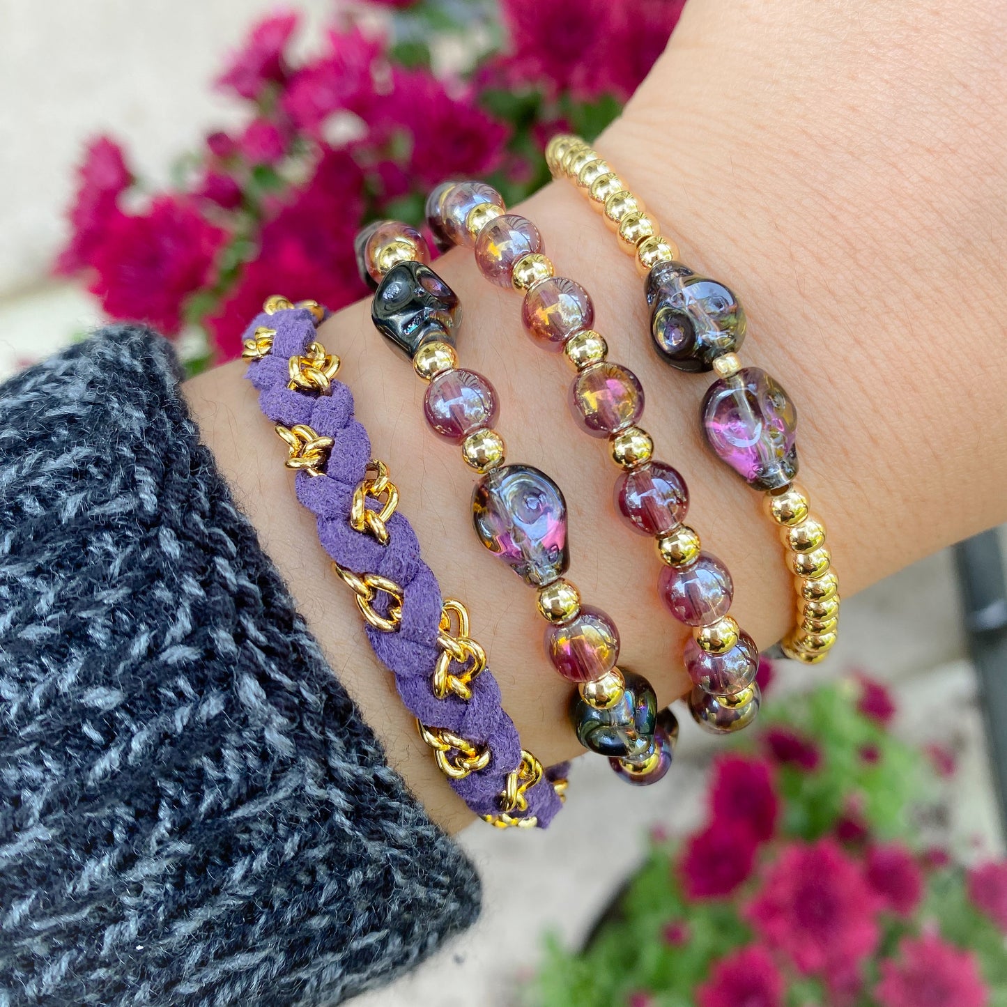 LE Skull Bracelets | Spooky Autumn