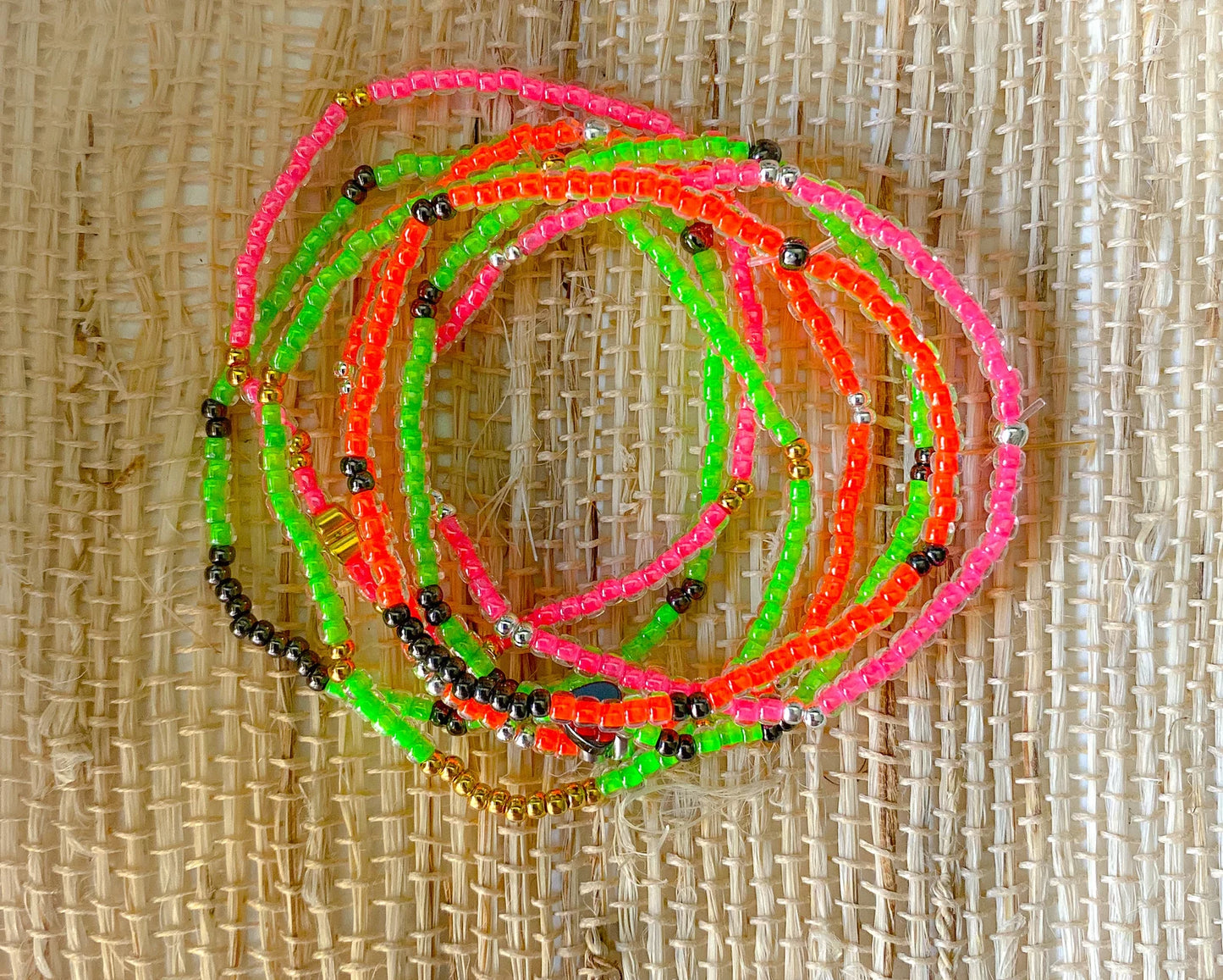 Neon Seed Beads