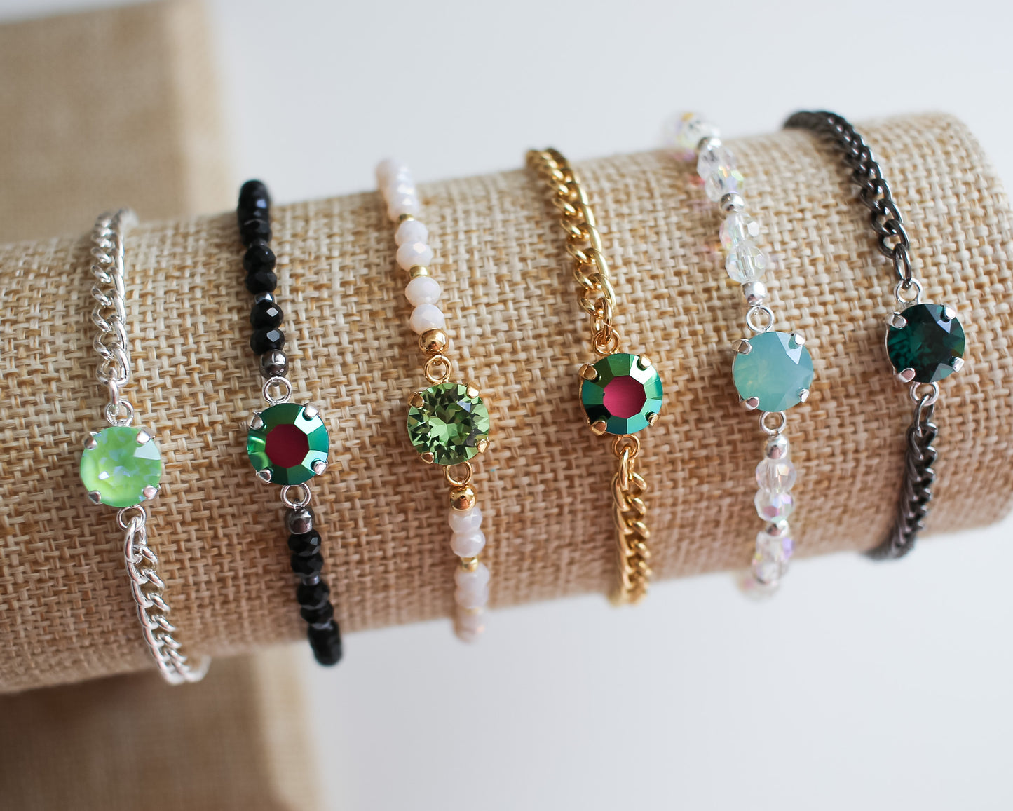 Greens Crystal Candy Bracelets