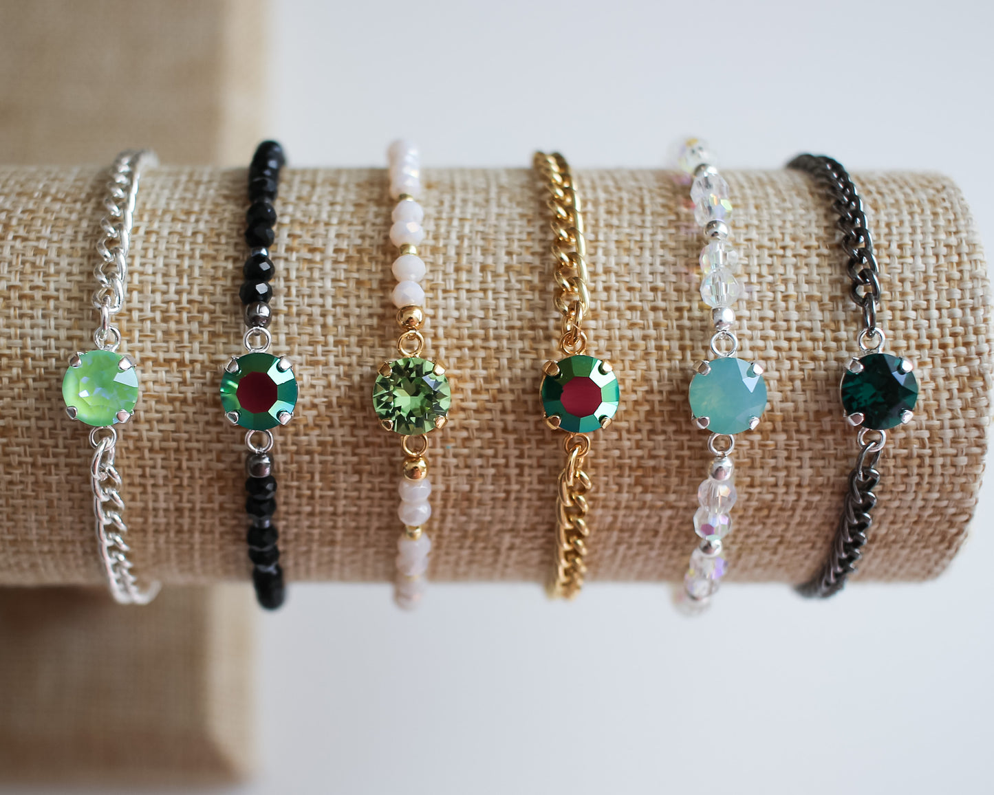 Greens Crystal Candy Bracelets