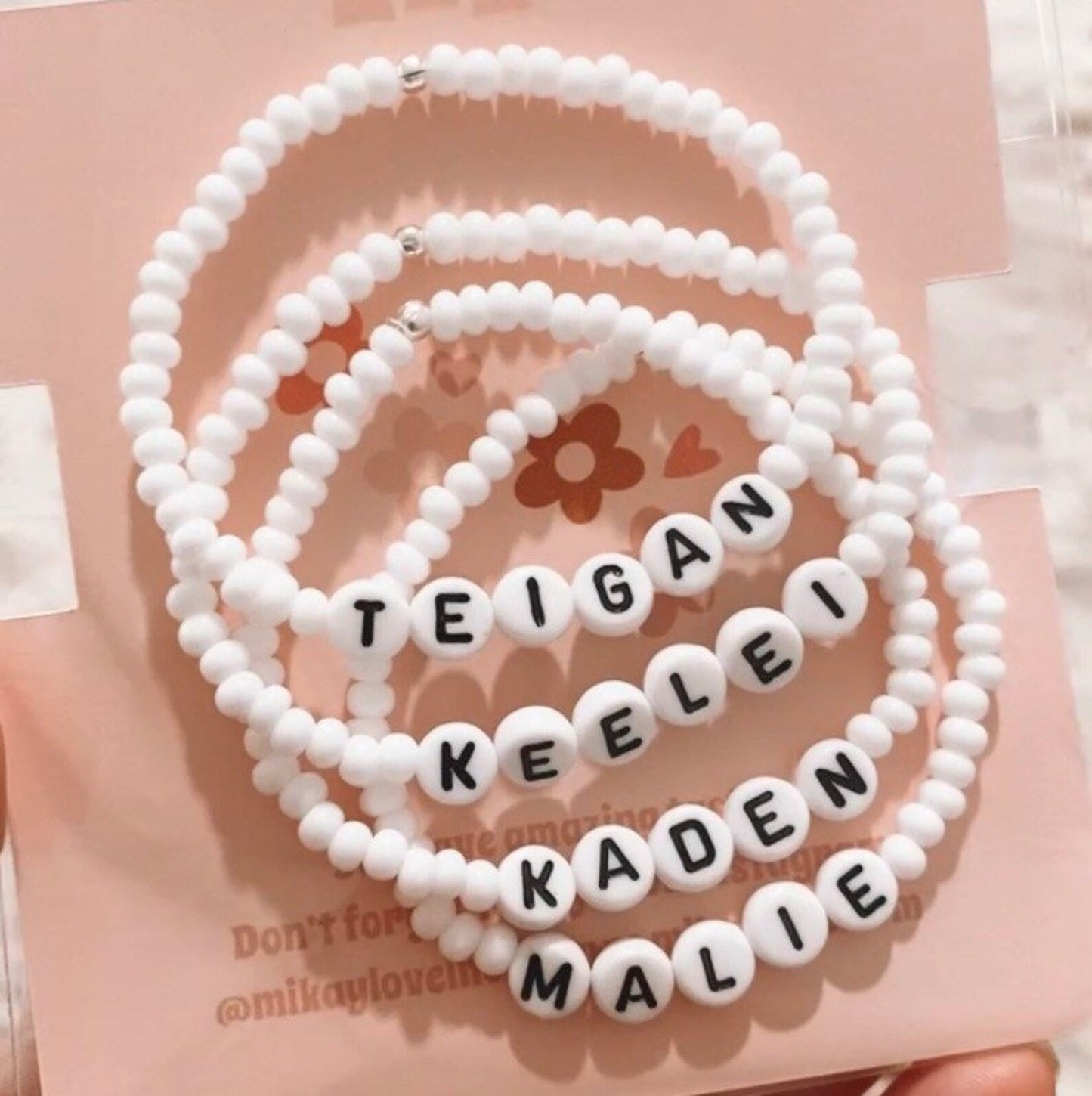 Name/ Word Bracelet