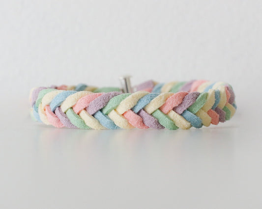 Chevron Twist Braid in Pastel