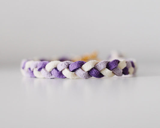 Skinny Single Braid in Lilac Summer